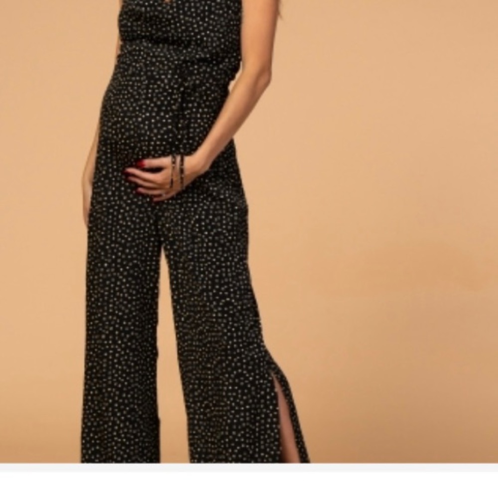 Waverleigh maternity cowl neck jumpsuit